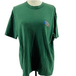 Vintage Wild Oats 90s Looney Tunes Taz Holiday Short Sleeve Tee Xlarge